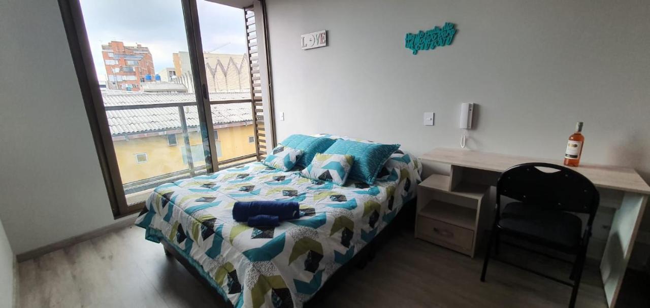 Apartaestudio Chapinero Balcon Apartment Bogota Bagian luar foto